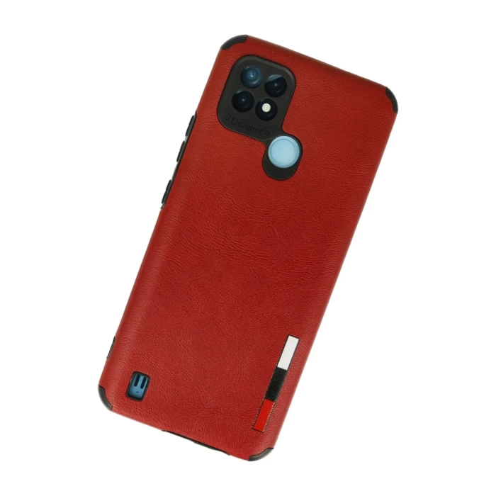 Newface Realme C21 Kılıf Loop Deri Silikon