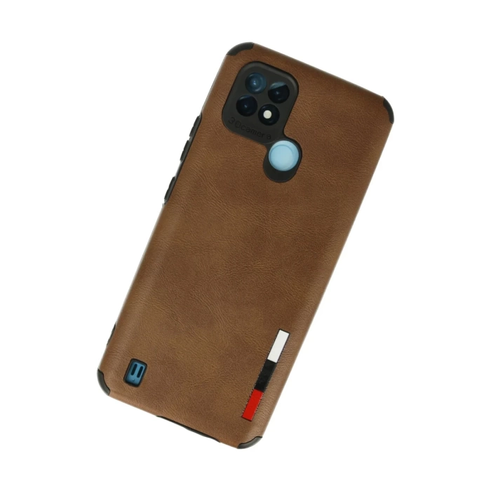 Newface Realme C21 Kılıf Loop Deri Silikon