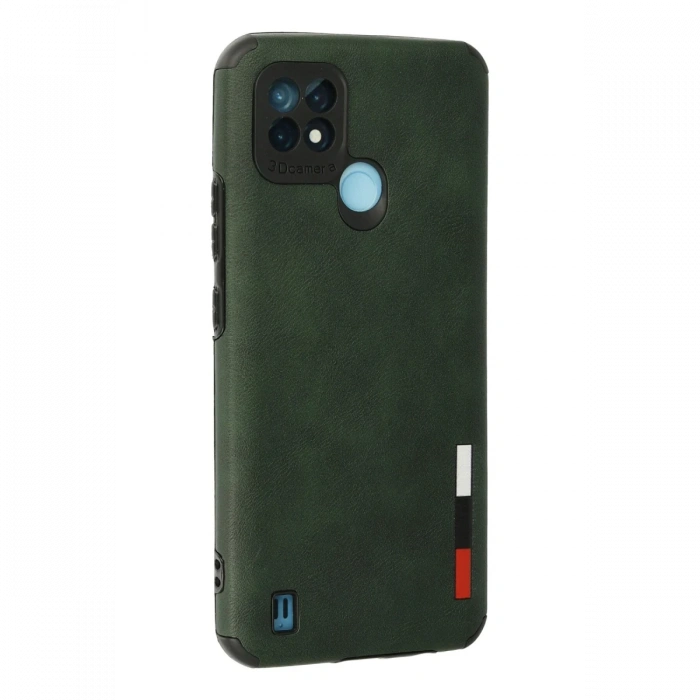Newface Realme C21 Kılıf Loop Deri Silikon
