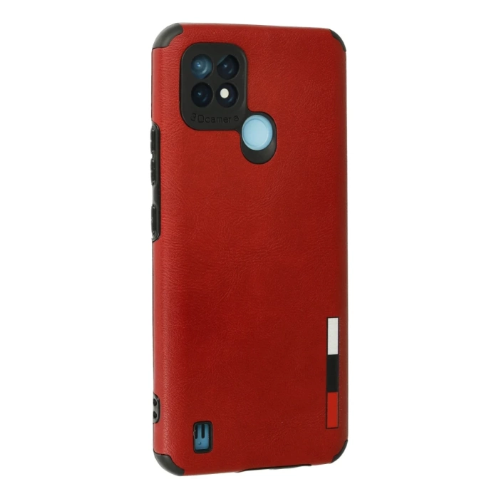 Newface Realme C21 Kılıf Loop Deri Silikon
