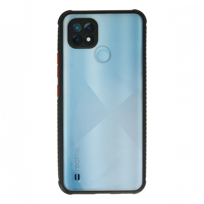 Newface Realme C21 Kılıf Miami Şeffaf Silikon