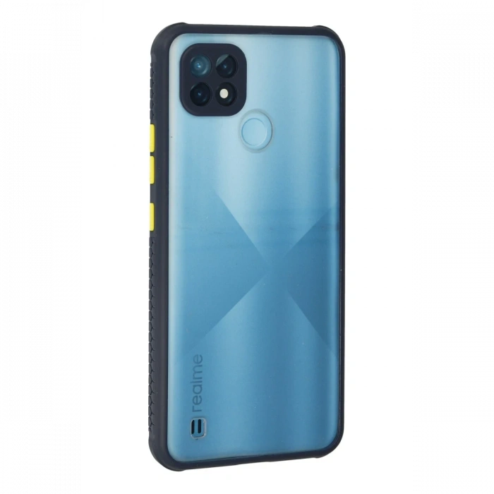 Newface Realme C21 Kılıf Miami Şeffaf Silikon