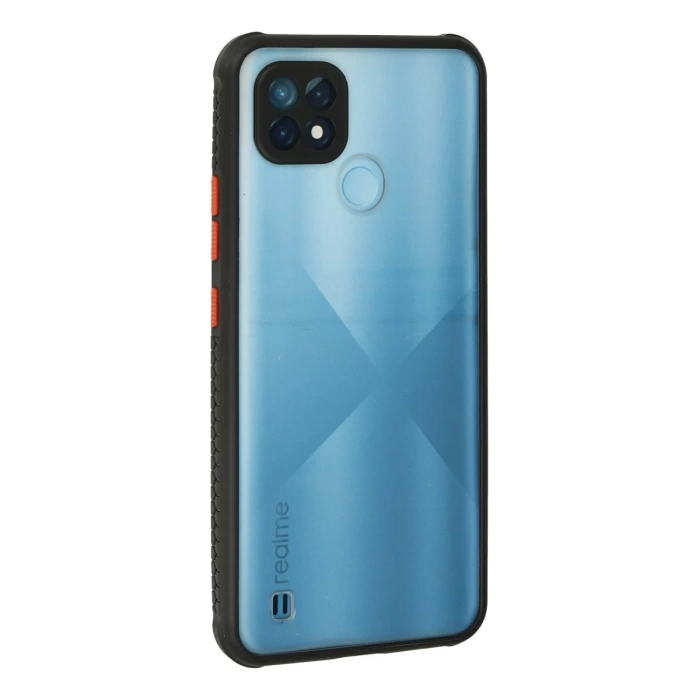Newface Realme C21 Kılıf Miami Şeffaf Silikon