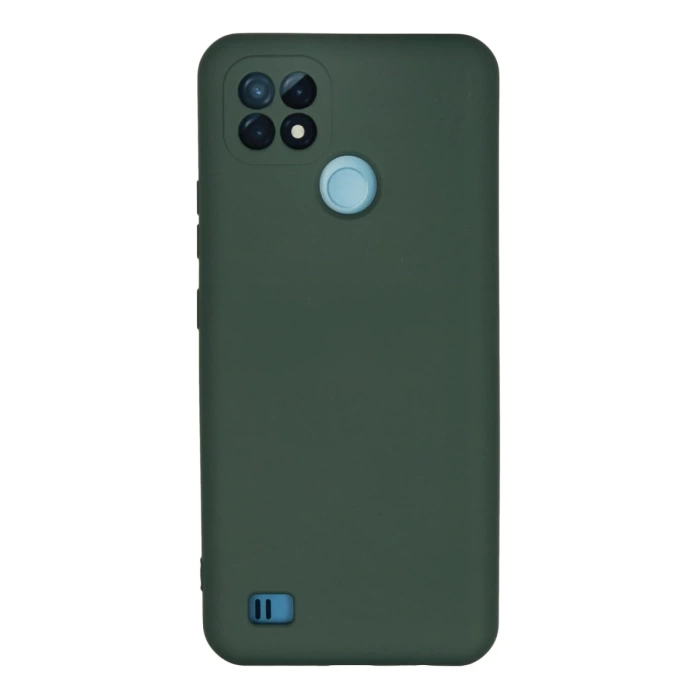 Newface Realme C21 Kılıf Nano içi Kadife Silikon