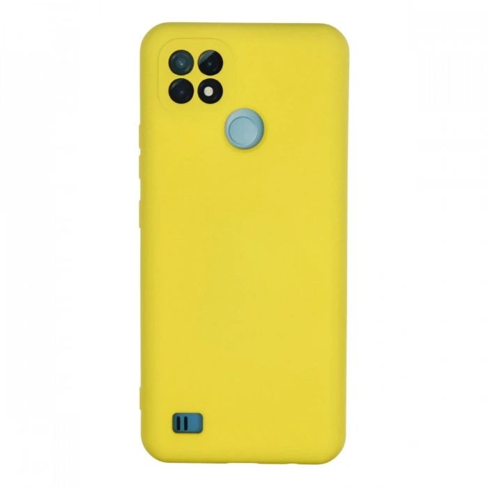 Newface Realme C21 Kılıf Nano içi Kadife Silikon