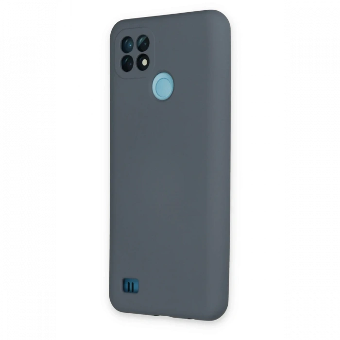 Newface Realme C21 Kılıf Nano içi Kadife Silikon