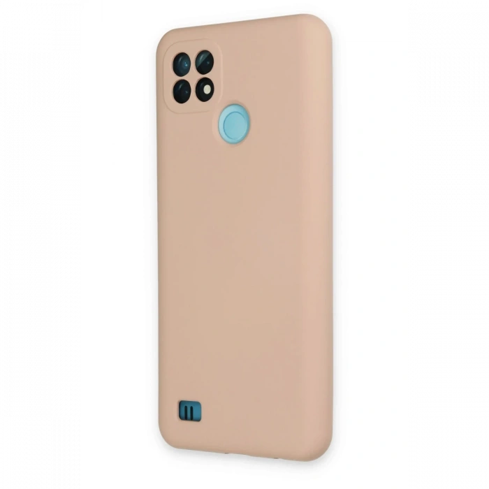 Newface Realme C21 Kılıf Nano içi Kadife Silikon