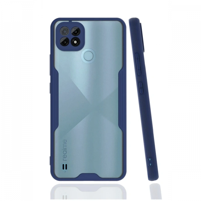 Newface Realme C21 Kılıf Platin Silikon