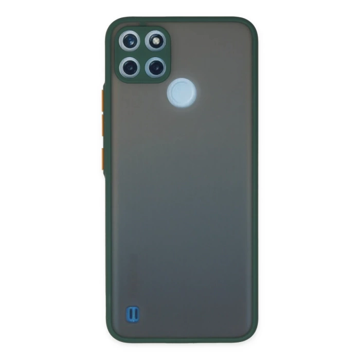 Newface Realme C21Y Kılıf Montreal Silikon Kapak