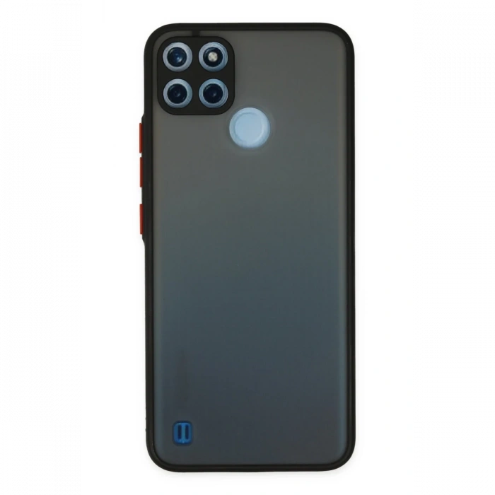 Newface Realme C21Y Kılıf Montreal Silikon Kapak