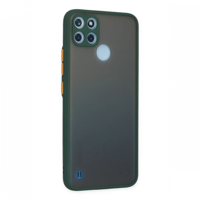 Newface Realme C21Y Kılıf Montreal Silikon Kapak