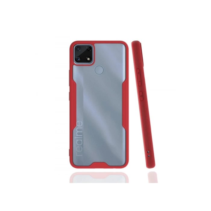 Newface Realme C25 Kılıf Platin Silikon