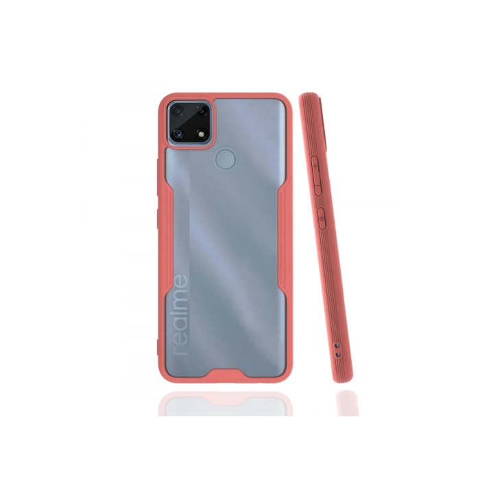 Newface Realme C25 Kılıf Platin Silikon