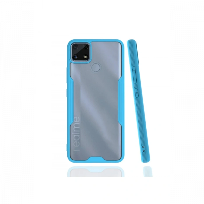 Newface Realme C25 Kılıf Platin Silikon