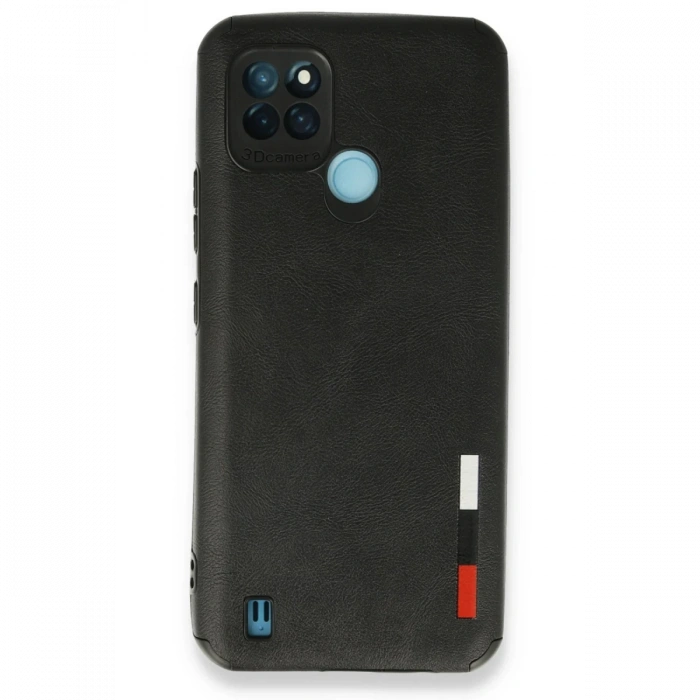 Newface Realme C25Y Kılıf Loop Deri Silikon