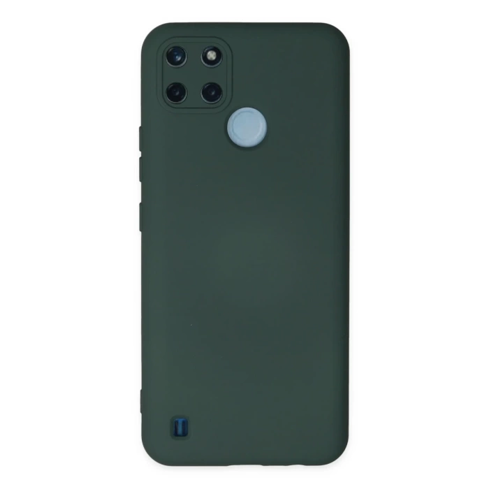 Newface Realme C25Y Kılıf Nano içi Kadife Silikon