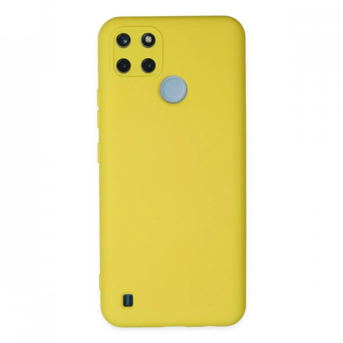 Newface Realme C25Y Kılıf Nano içi Kadife Silikon