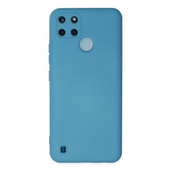 Newface Realme C25Y Kılıf Nano içi Kadife Silikon
