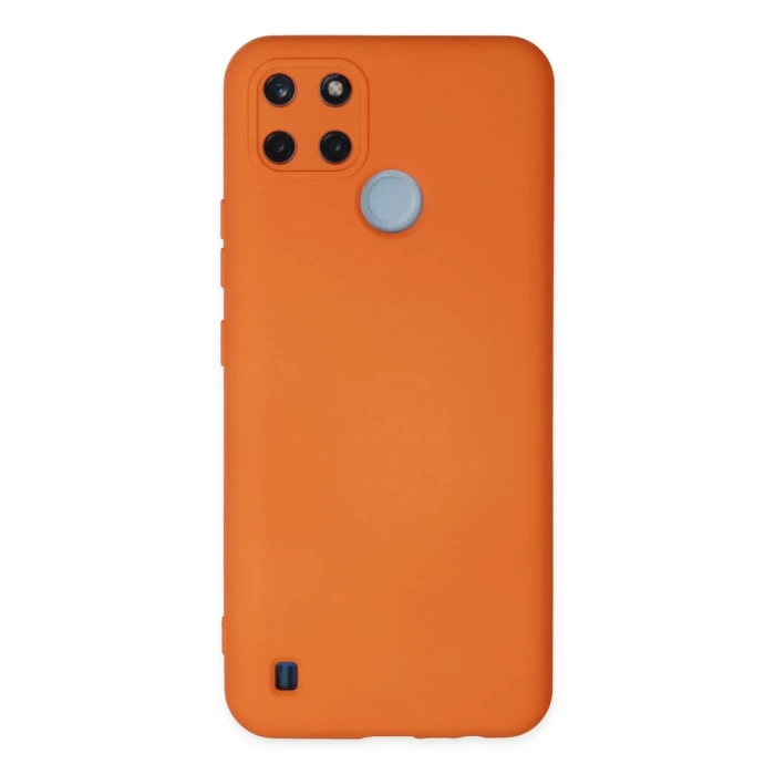 Newface Realme C25Y Kılıf Nano içi Kadife Silikon