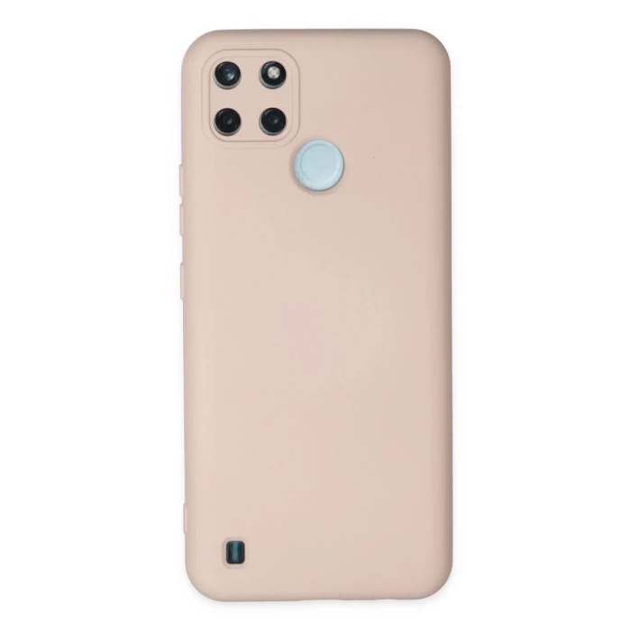 Newface Realme C25Y Kılıf Nano içi Kadife Silikon
