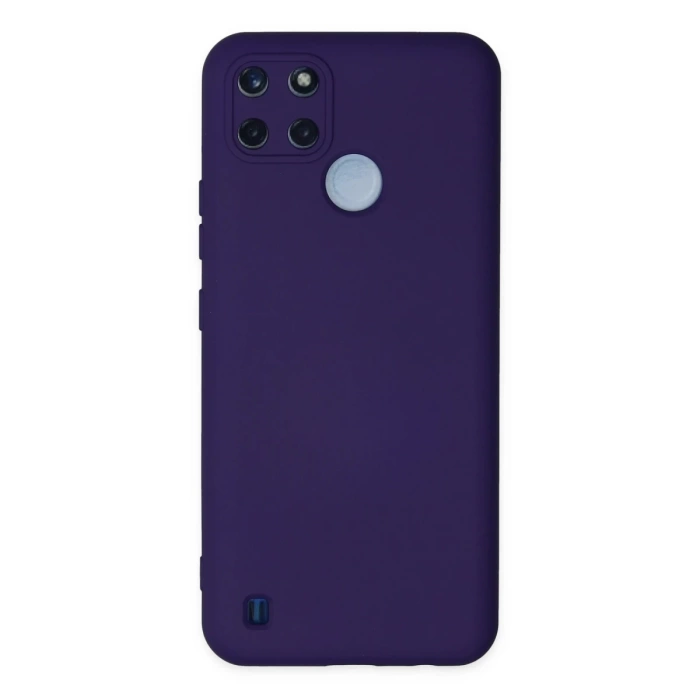 Newface Realme C25Y Kılıf Nano içi Kadife Silikon