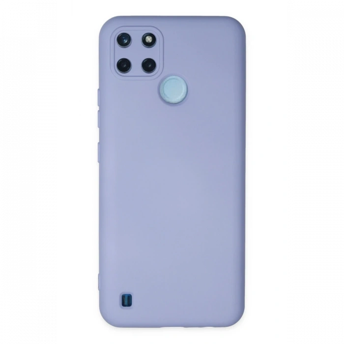Newface Realme C25Y Kılıf Nano içi Kadife Silikon