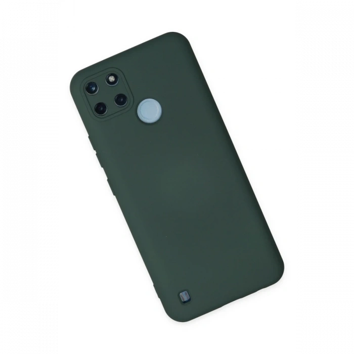 Newface Realme C25Y Kılıf Nano içi Kadife Silikon