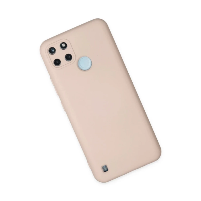 Newface Realme C25Y Kılıf Nano içi Kadife Silikon