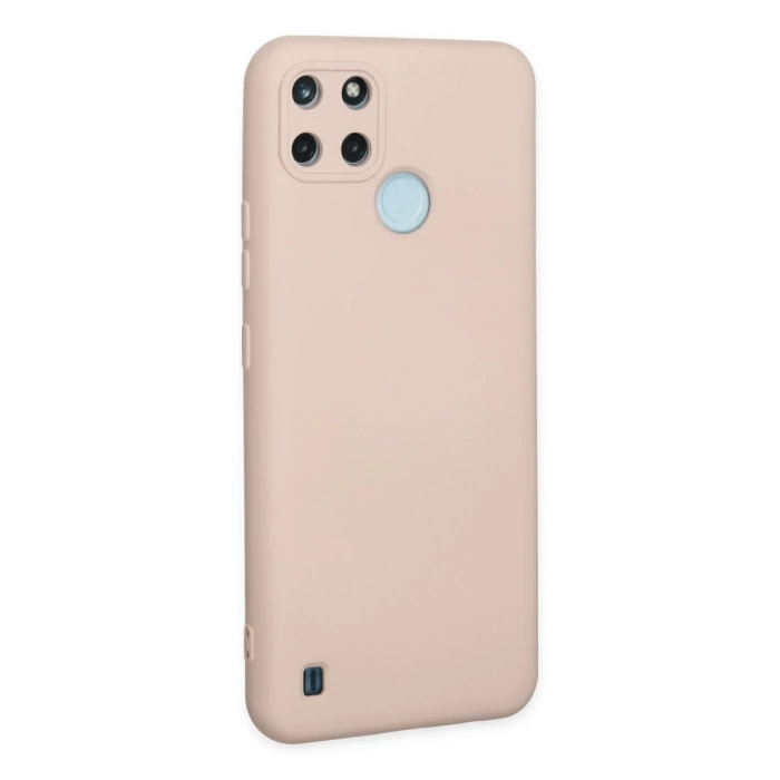 Newface Realme C25Y Kılıf Nano içi Kadife Silikon