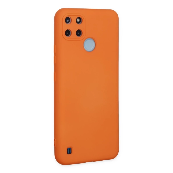 Newface Realme C25Y Kılıf Nano içi Kadife Silikon