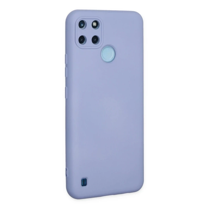 Newface Realme C25Y Kılıf Nano içi Kadife Silikon
