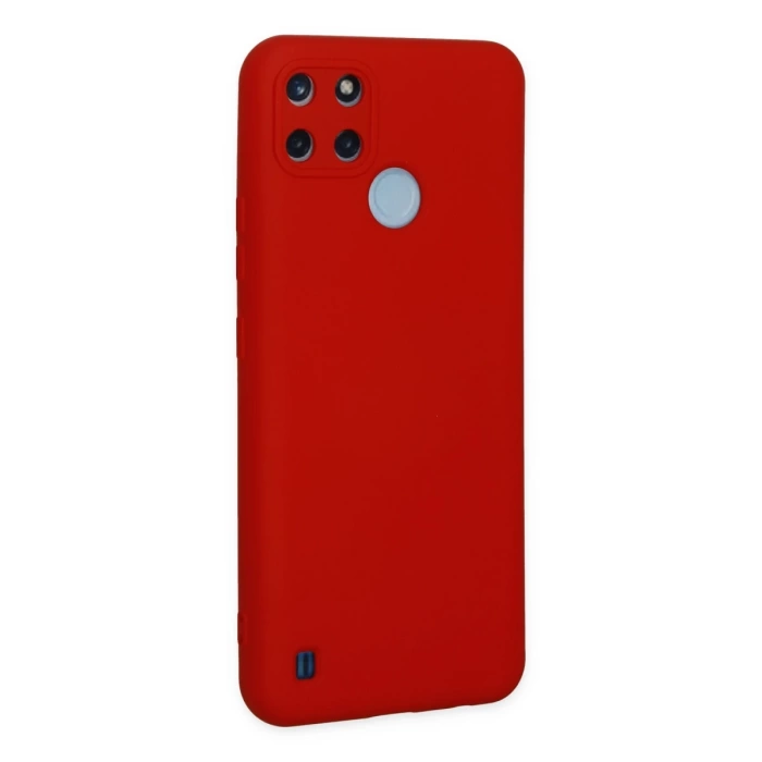 Newface Realme C25Y Kılıf Nano içi Kadife Silikon