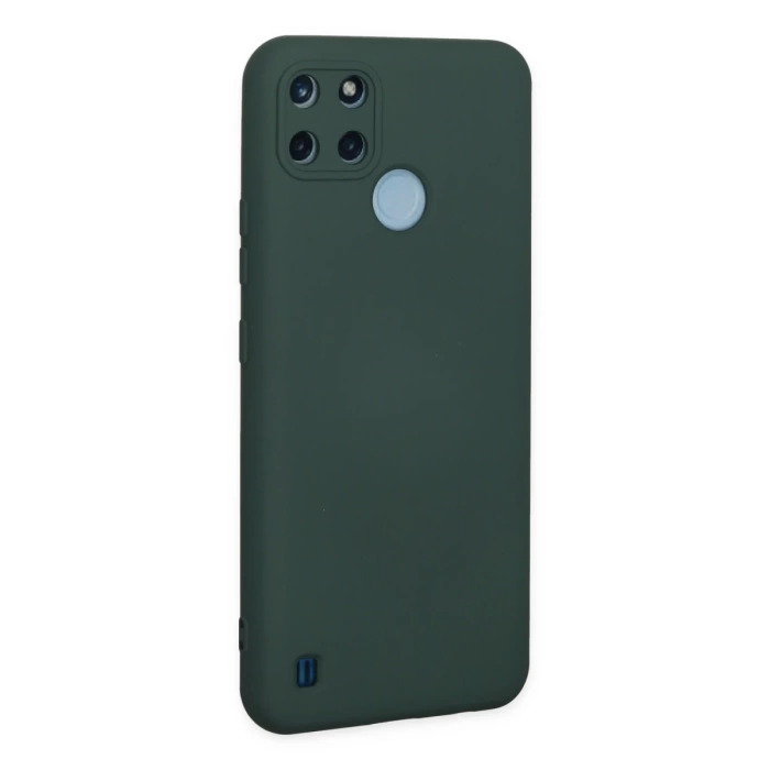 Newface Realme C25Y Kılıf Nano içi Kadife Silikon