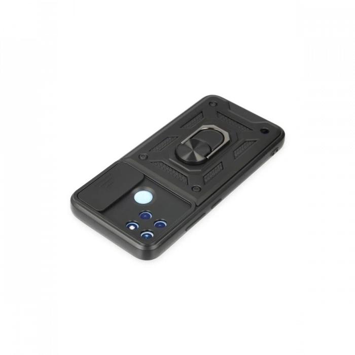 Newface Realme C25Y Kılıf Pars Lens Yüzüklü Silikon