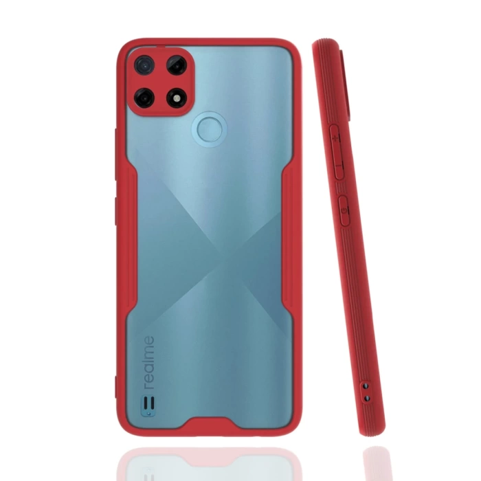 Newface Realme C25Y Kılıf Platin Silikon