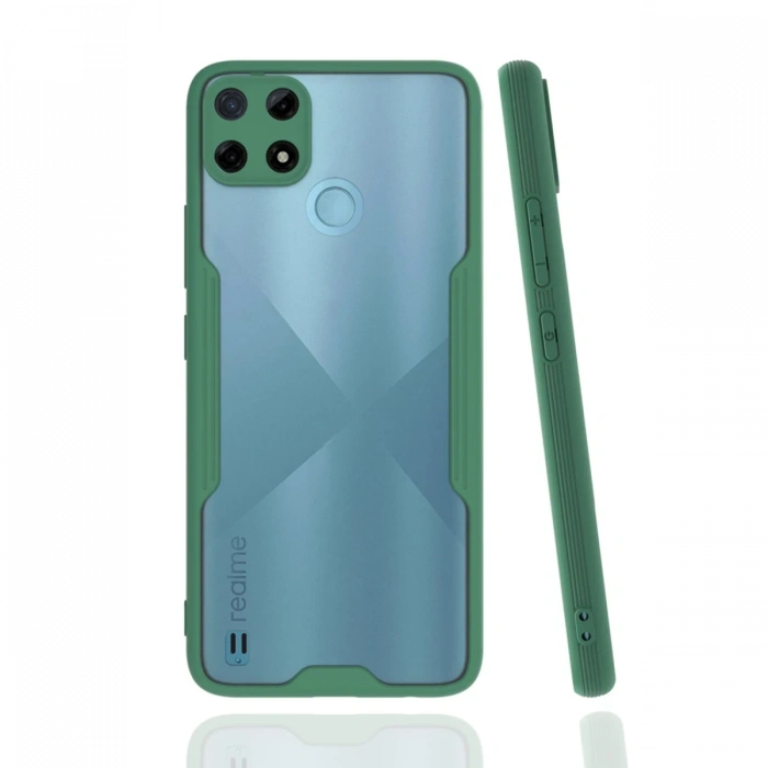 Newface Realme C25Y Kılıf Platin Silikon