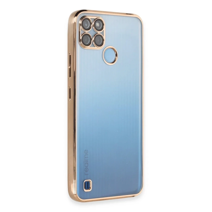 Newface Realme C25Y Kılıf Razer Lensli Silikon