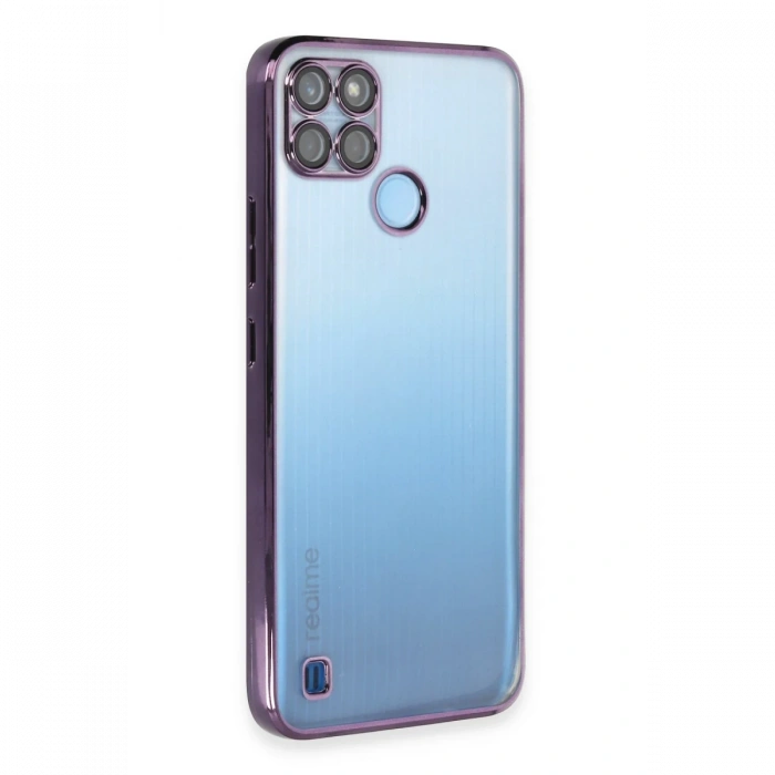 Newface Realme C25Y Kılıf Razer Lensli Silikon
