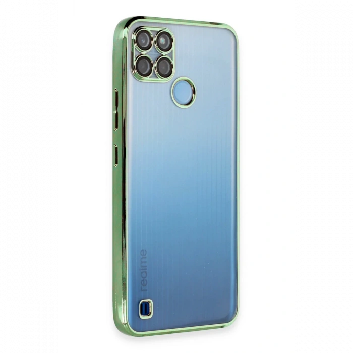 Newface Realme C25Y Kılıf Razer Lensli Silikon