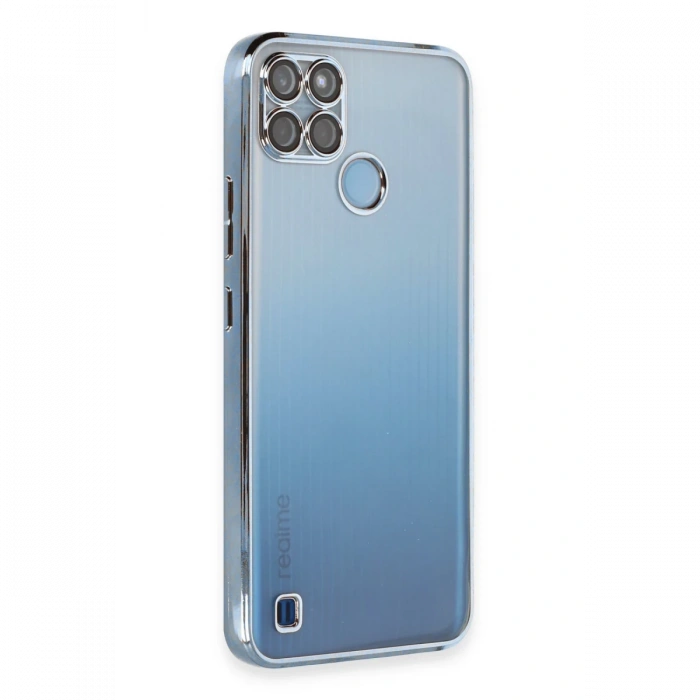 Newface Realme C25Y Kılıf Razer Lensli Silikon