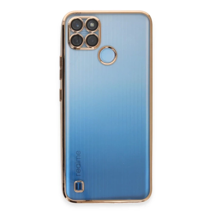 Newface Realme C25Y Kılıf Razer Lensli Silikon