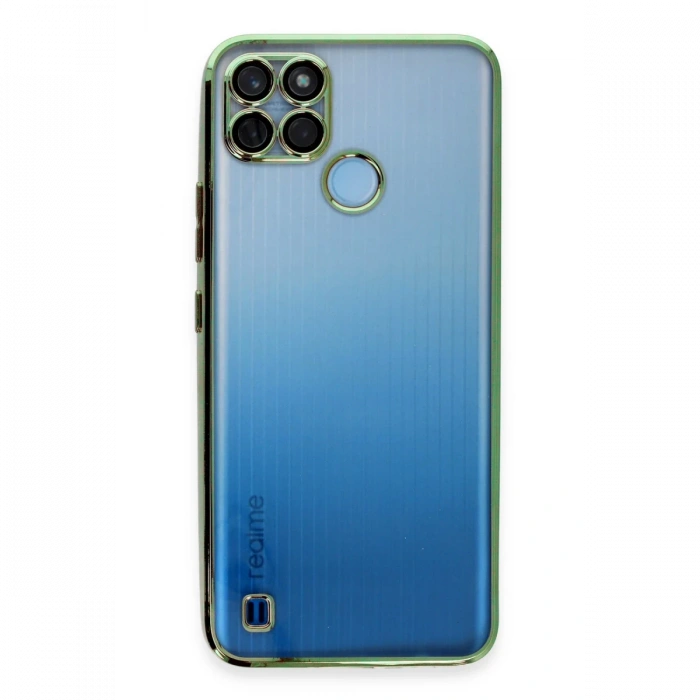 Newface Realme C25Y Kılıf Razer Lensli Silikon