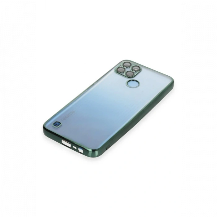 Newface Realme C25Y Kılıf Razer Lensli Silikon
