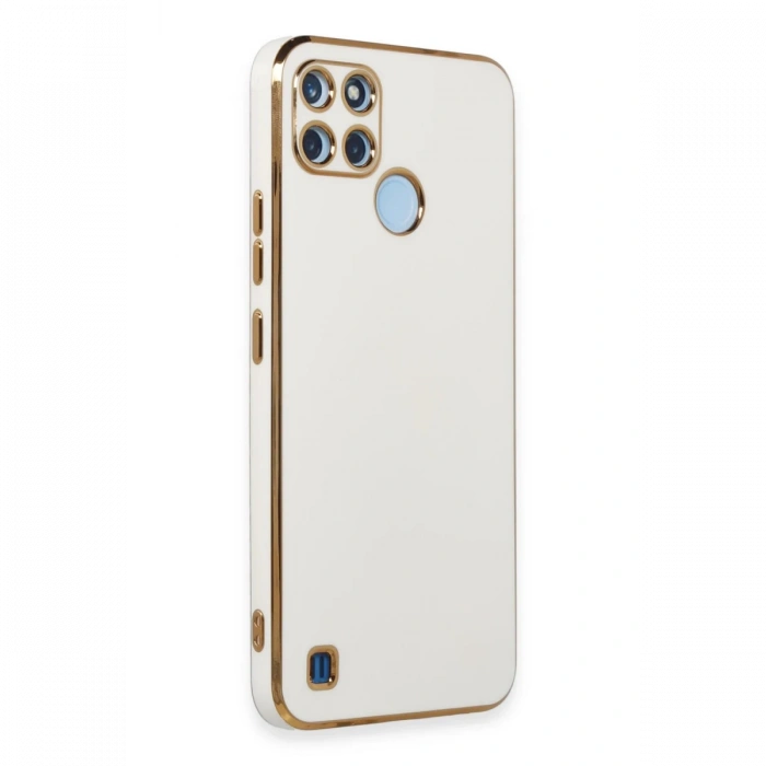 Newface Realme C25Y Kılıf Volet Silikon