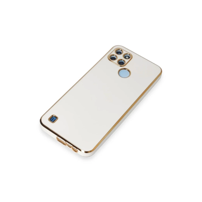Newface Realme C25Y Kılıf Volet Silikon