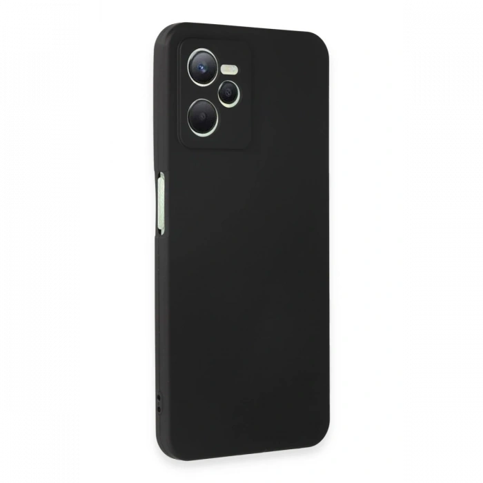 Newface Realme C35 Kılıf First Silikon - Siyah