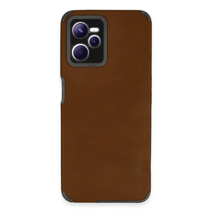 Newface Realme C35 Kılıf Loop Deri Silikon