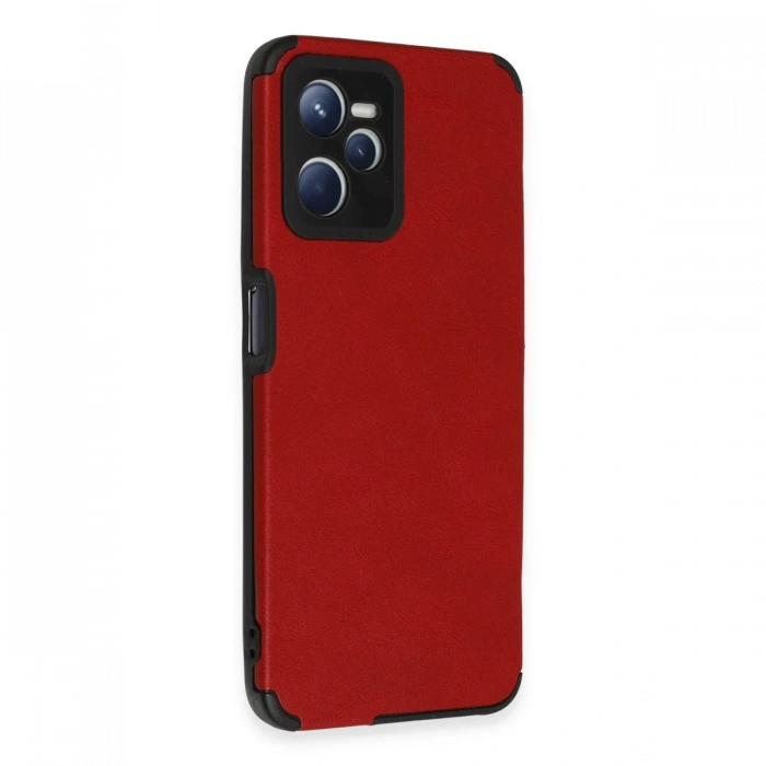 Newface Realme C35 Kılıf Loop Deri Silikon