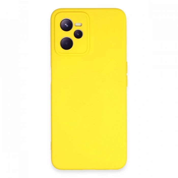 Newface Realme C35 Kılıf Nano içi Kadife Silikon
