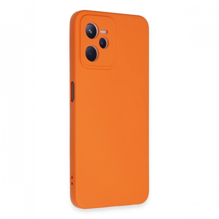 Newface Realme C35 Kılıf Nano içi Kadife Silikon